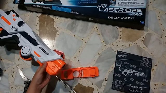 Nerf Laser Ops Pro Deltaburst unboxing смотреть онлайн