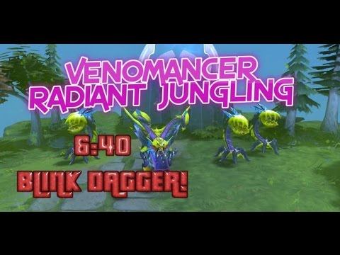 Dota 2 Howto Jungle 6.88 - Venomancer 6 mins 40 secs Blink Dagger - Radiant Guide смотреть онлайн