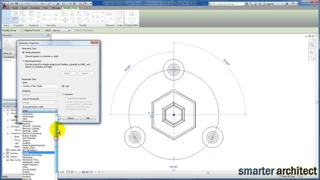 Revit Tutorials: Revit Families - Parametric Radial Array смотреть онлайн