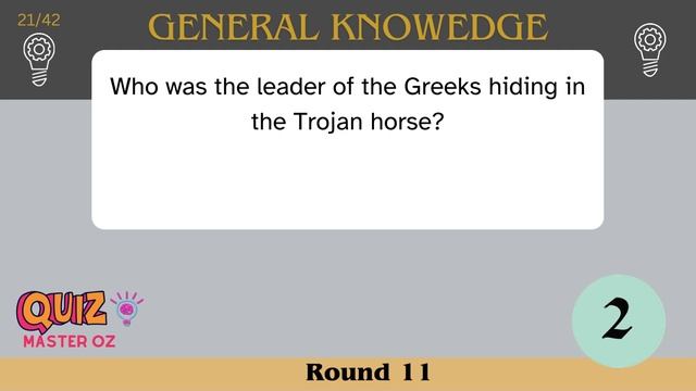 🧠🔍 11. Ultimate Brain Challenge: The 42-Question Hard General Knowledge Quiz Extravaganza! смотреть онлайн