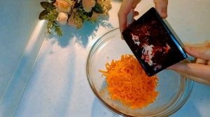САЛАТ из СВЁКЛЫ и МОРКОВИ, ПРОСТОЙ и ВКУСНЫЙ.