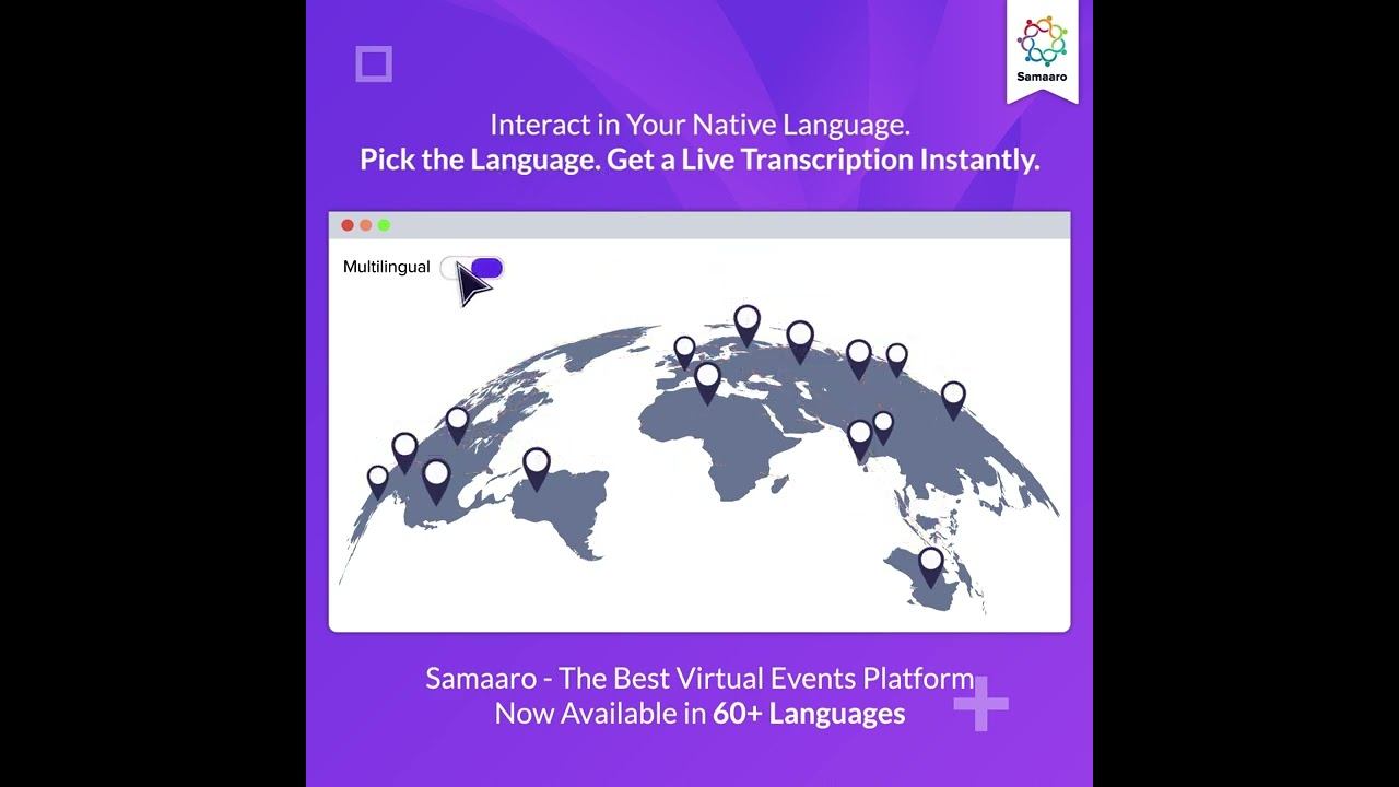 Multilingual Virtual Events | Live Translation | Live Caption | Samaaro смотреть онлайн