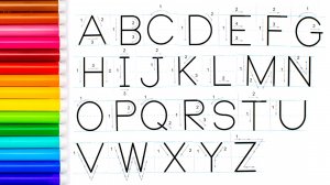 Учимся Писать Буквы! Английский для Детей.