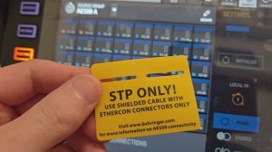 Настройка Behringer WING rack compact + SD16 SD 8 Подключаем стедж бокс, тестирует кабель