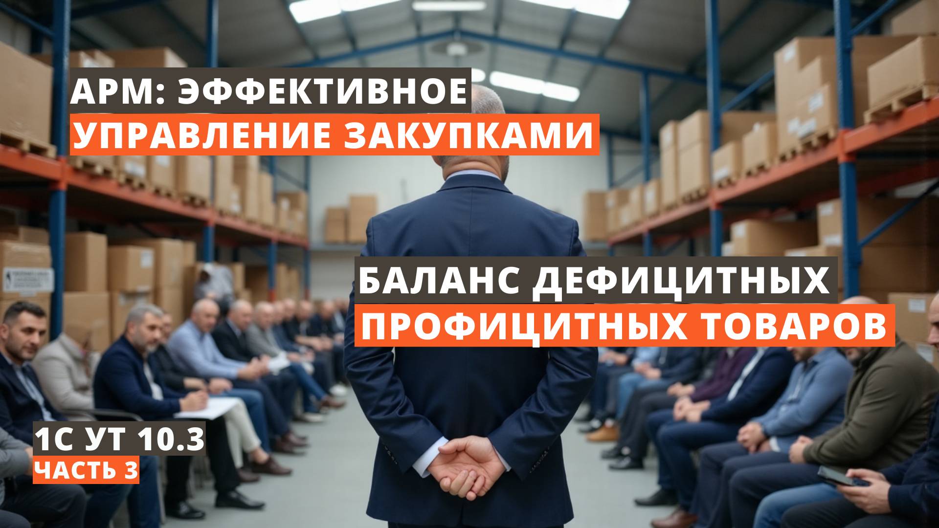 АРМ: Эффективное управление закупками. Баланс дефицитных и профицитных товаров.Часть 3.