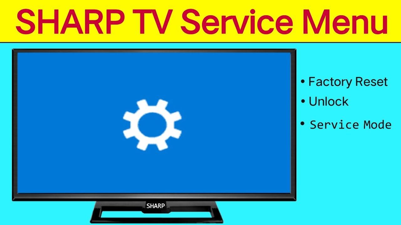 How To Keys Unlock On SHARP TV / Factory Restore and Service Menu Open on Sharp TV and LCD смотреть онлайн
