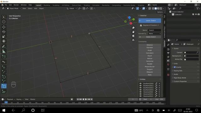 How to do CAD models in Blender 🤯 | CAD Sketcher free add-on for blender смотреть онлайн