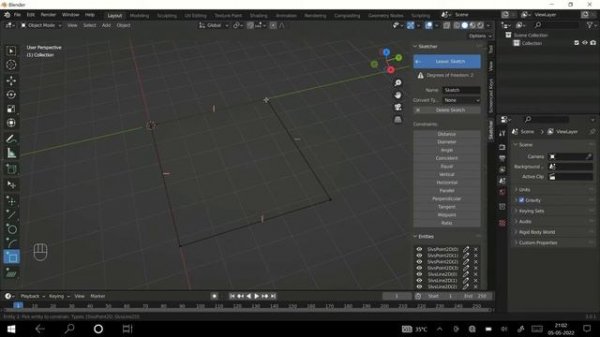 How to do CAD models in Blender 🤯 | CAD Sketcher free add-on for blender