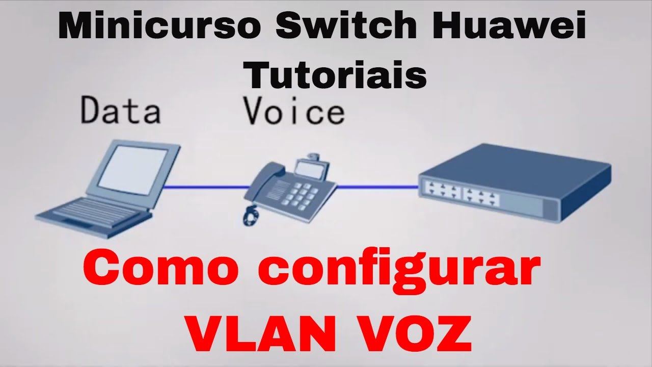 Minicurso switches Huawei parte 3 - Tutoriais vídeo #08 - Como fazer uma VLAN Voz? смотреть онлайн