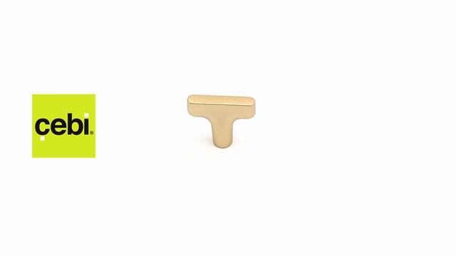 410300136 Ручка мебельная CEBI A4103 001 PC35 (матовое золото полимер) серия MIRA смотреть онлайн