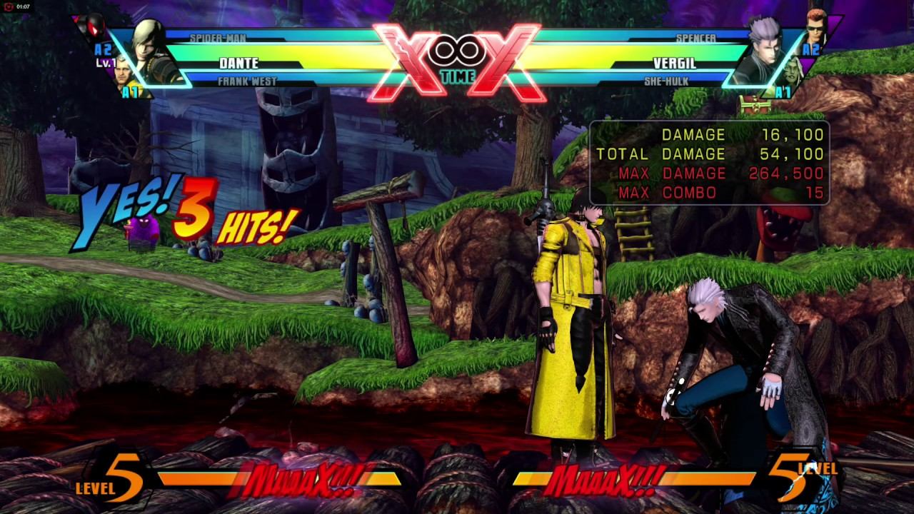 UMvC3 mods - Dante modswap with Vergil смотреть онлайн