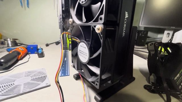 12V DC 12038 120mm X 38mm 4.72inch High Speed Dual Ball Bearing 4Pin Antminer Fan PWM High CFM