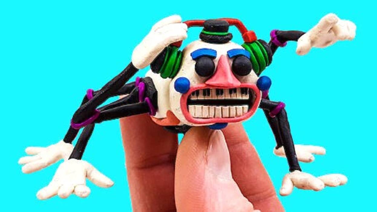 DJ Music Man Лепим Аниматроника из FNAF смотреть онлайн