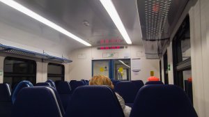 Электропоезд ЭД9Э-0057. Покатушки и отправление.