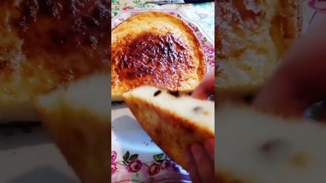 Творожная запеканка с изюмом!😋😋😋 смотреть онлайн