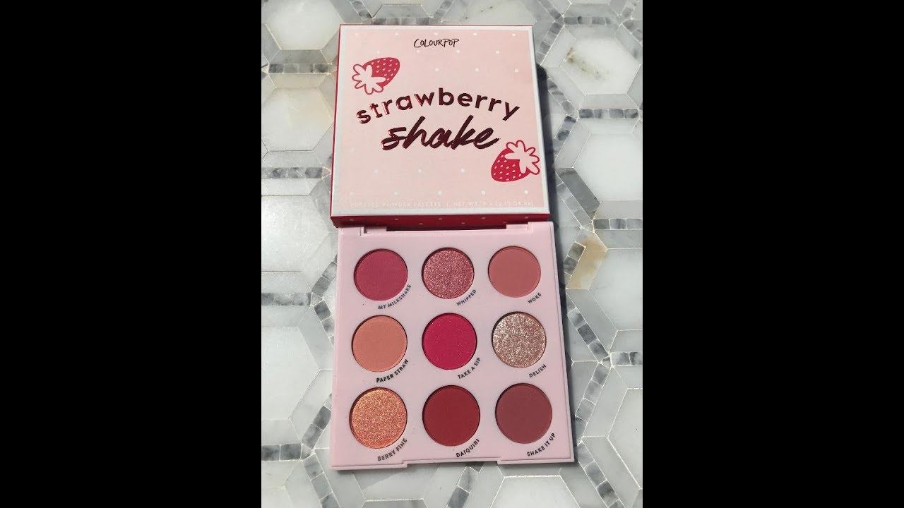 Colourpop Strawberry Shake Eyelook смотреть онлайн