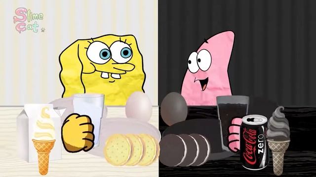SPONGEBOB Vs Patrick MUKBANG ANIMATION COMPLETE EDITION | SLIME CAT смотреть онлайн
