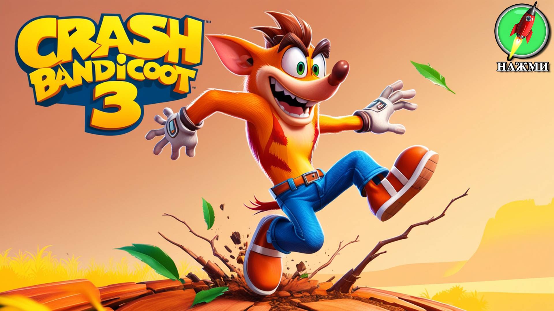 Crash Bandicoot 3: Warped - Полное Прохождение Игры смотреть онлайн