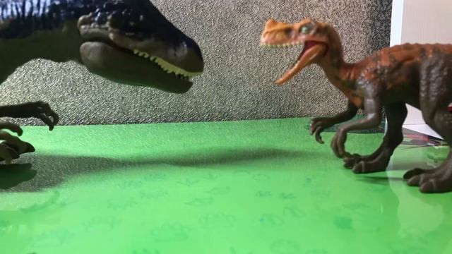 Аллозавр VS процератозавр