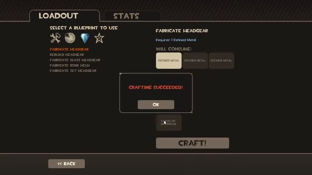 Team fortress 2- Crafting my first hat! смотреть онлайн