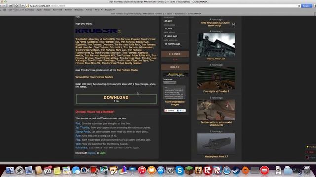 Team Fortress 2 Neon Sentry,dispenser,teleporter skin смотреть онлайн
