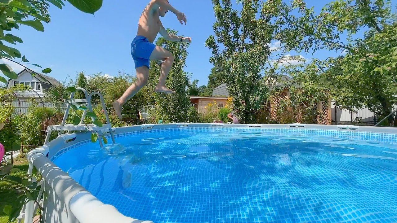 VLOG Бассейн еще в деле! Труселя для швабры / 27-28.07.21 смотреть онлайн