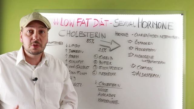 Zu wenig Sexual-Hormone durch Low-Fat! Ernährung Cholesterin Progesteron Testosteron Cortisol! смотреть онлайн