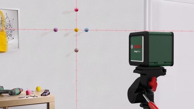 Samonivelujúci krížový laser Quigo Plus смотреть онлайн