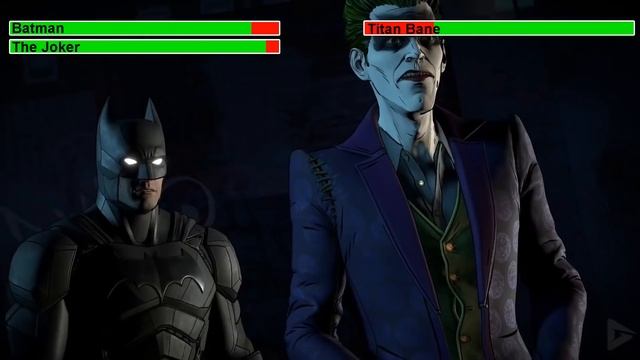 Batman & The Joker vs. Titan Bane with healthbars смотреть онлайн