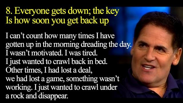 Mark Cuban Success Secret Billionaire Advise  Millionaire Advice Billionaire Press Www BillionaireP