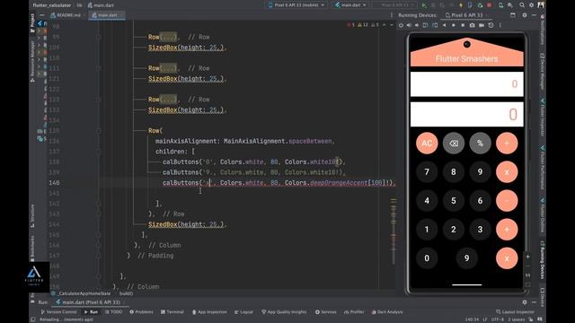 Flutter Working Calculator App (2023) | Flutter Smashers смотреть онлайн