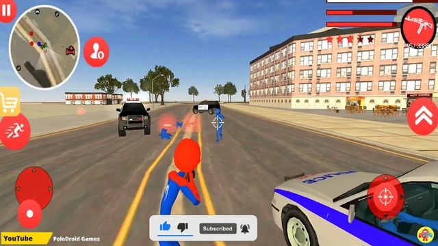 Süper Kahraman Örümcek Çöp Adam - Amazing Spider-Stickman Hook Far From House New Update #18 смотреть онлайн