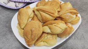 Печенье «Ушки» с белковым кремом внутри/ нууу очень нежная выпечка к чаю