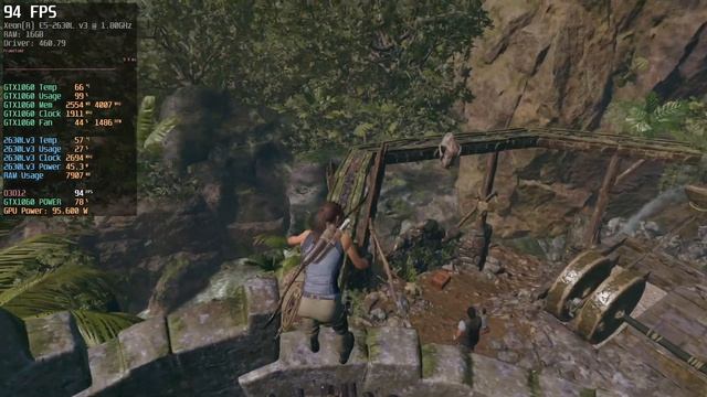 Shadow of the Tomb Raider | Peruvian Jungle | 1080p Lowest | GTX1060 смотреть онлайн