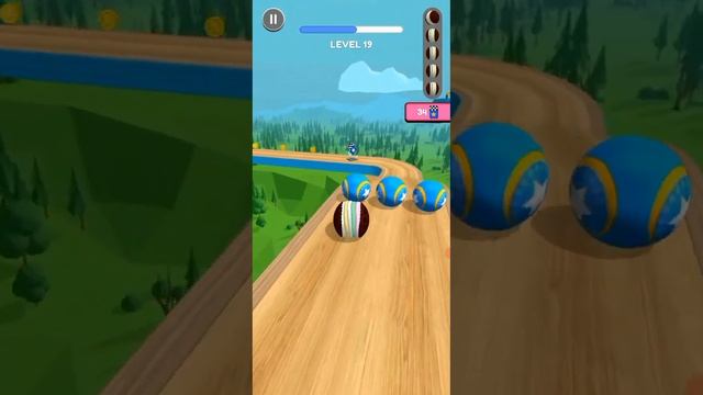 Sky.rolling Ball Speed Run Level up Enjoy game смотреть онлайн