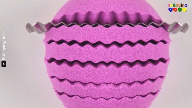 Satisfying Video l DIY Kinetic Sand Rainbow Ice Cream Popsicles Cutting ASMR | Satisfying Arts Vide смотреть онлайн