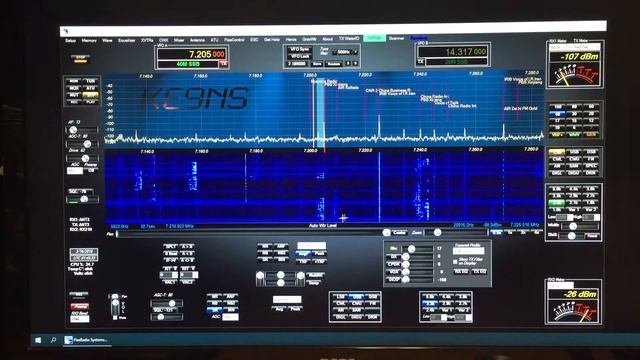 PowerSDR 2.7.2 ke9ns Rev R6 DX and SWL Spotting on the Panadapter смотреть онлайн