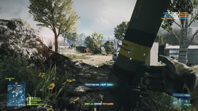 Вечерний Battlefield # 26. Battlefield 3. Граница Каспия. Штурм. Игра по сети. смотреть онлайн