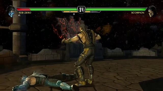 Sub-Zero Vs Scorpion Mortal Kombat Vs Dc Universe #videojuegos #gameplays