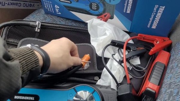 ЛУЧШИЙ БУСТЕР ДЛЯ ДВИГАТЕЛЯ АВТОМОБИЛЯ // ОБЗОР СТАРТЕРА TRENDVISION START COMPRESSOR