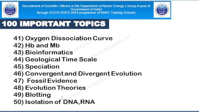 Top 100 topics for BARC Biosciences 2024 Exam!! Must Study Topics !! From my Personal Experience!! смотреть онлайн