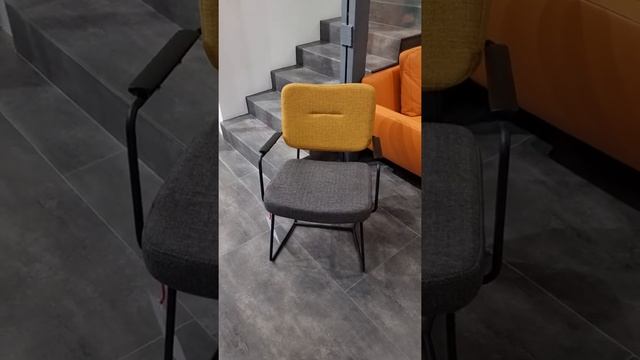 Стул Vetro Mebel M-80 Серый-горчичный смотреть онлайн