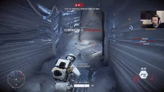 Star Wars Battlefront II Launch MP Pt54 - Hoth Again? INCREDIBLY Long Match!