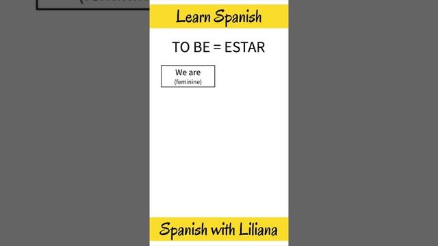 Conjugate ESTAR in Spanish (TO BE) смотреть онлайн