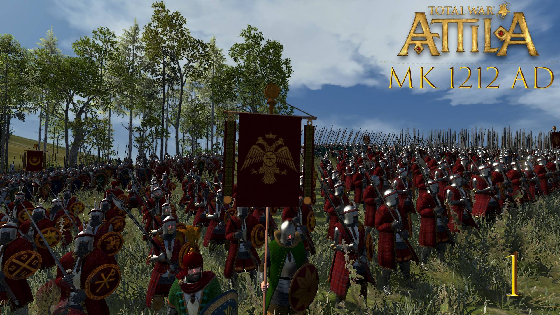 Total war Attila Mk 1212 AD Византия . Легенда #1 смотреть онлайн