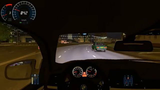 ► City Car Driving - BMW [Night Driving] смотреть онлайн