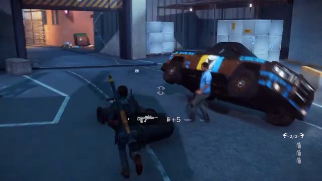 Just Cause 3 Funny Flying Car Glitch