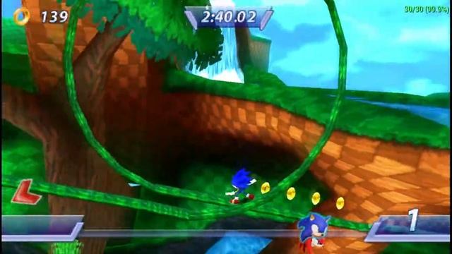 Sonic Rivals (Español) De Playstation Portable (PSP) Con El Emulador PPSSPP. Gameplay