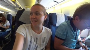 ВЛОГ Перелет ДОМОЙ! Двухэтажный самолет 25.02.19