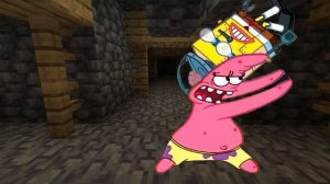 Minecraft Speedrunner Spongebob & Patrick VS 999 Spongebob Robots